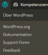 Wordpress-Menü