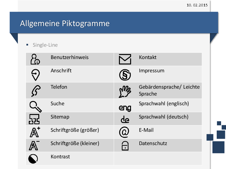 Kompetenzzentrum Informationswissenschaften » Piktogrammserie Für Das ...