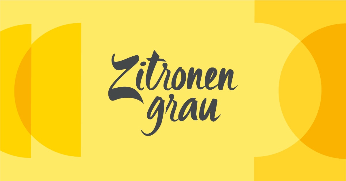 Logo Zitronengrau